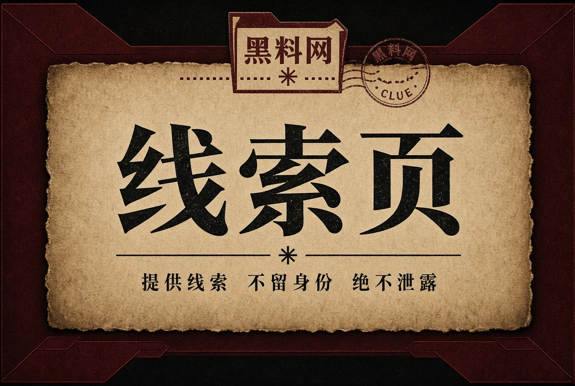 线索资料边界说明